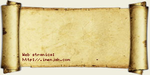 Jakov Džinić vizit kartica